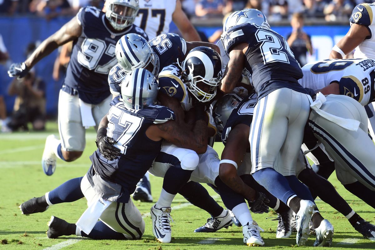 gurley tackled vs dallas